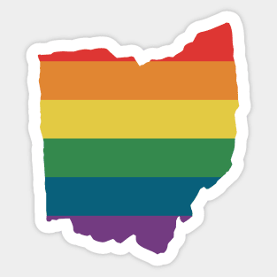 Ohio State Rainbow Sticker